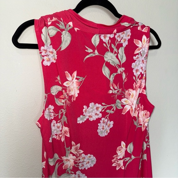 NWT Tommy Bahama Stretchy Petal of Honor Cowl Neck Drape Dress Size Large Pink - Picture 11 of 13